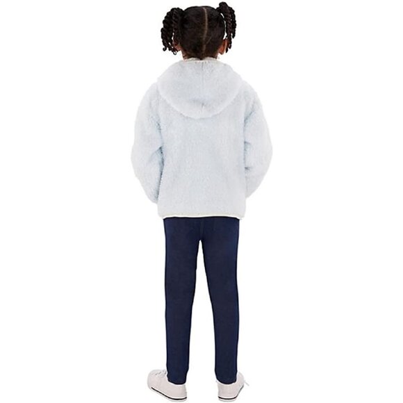 Members Mark Matching 3 Piece Set Unicorn Girls Top Leggings Fuzzy Soft‎ Jacket - Picture 8 of 13